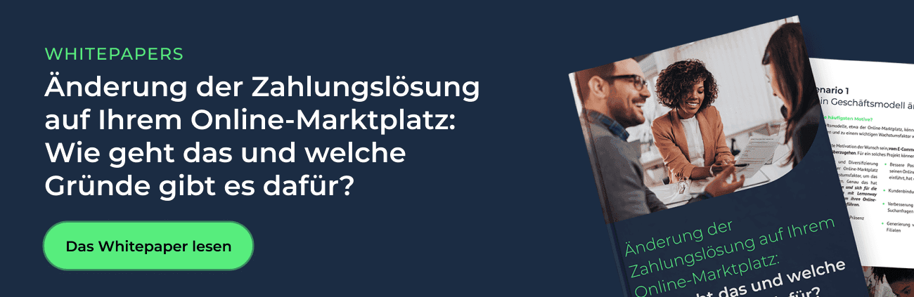 Änderung der Zahlungslösung auf Ihrem Online-Marktplatz