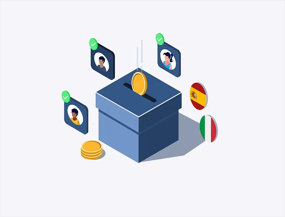 Espagne & Italie crowdfunding 